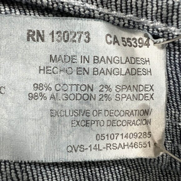 Rock & Republic Jeans Women 14 Blue Kendall Bootcut Mid Rise Medium Wash Cropped - Picture 12 of 13